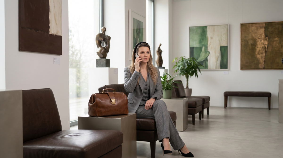 Private executive medical consultation office with sophisticated decor.