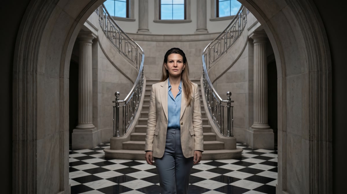 Abstract medical illustration of digital data integrating with human health