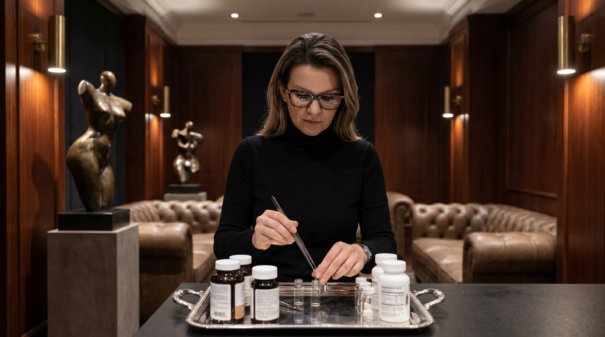 High-end private medical consultation room designed for personalized patient care.