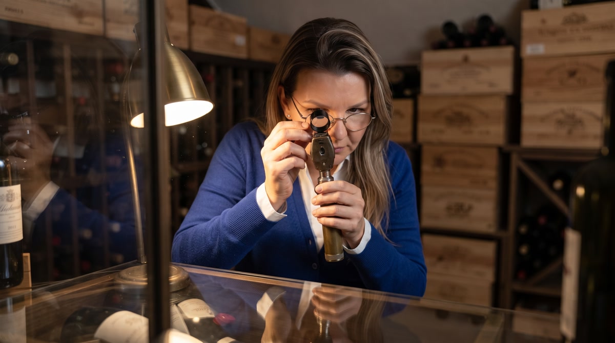Smartphone displaying a secure medical messaging portal in a luxury setting