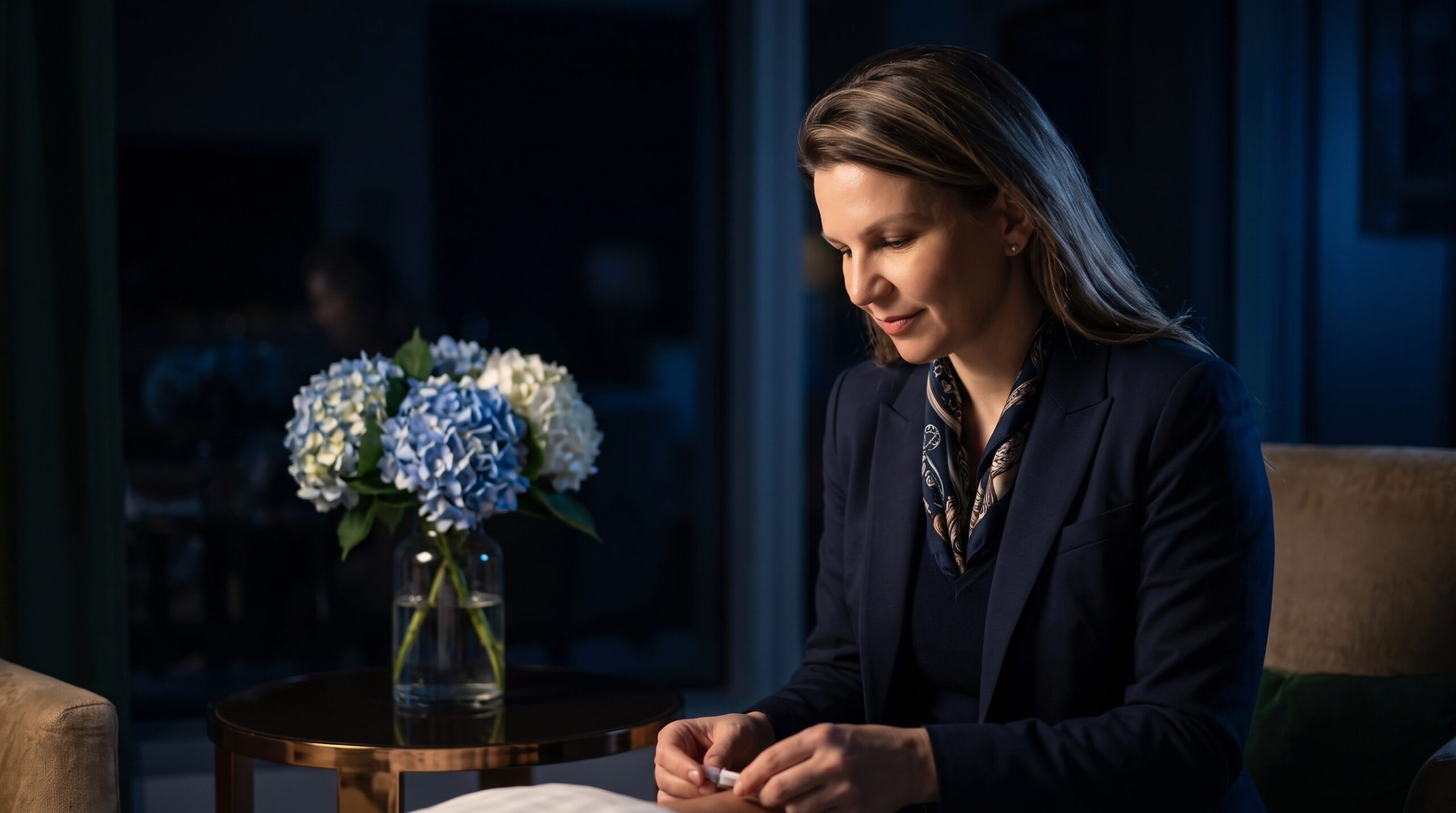 High-end private medical consultation room for executive health planning